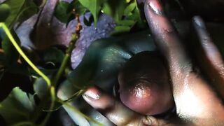 He stroked his dick inside a slimy pink bath-tub swamp and then I gently felt his penis and nuts and finger fuck his asshole until he came.