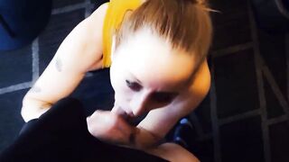 Pornstar blows off the Cameraman after filming! - JEN GAYLE