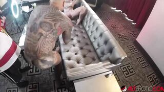 Behind the scenes fun with inked thot Sully Savage