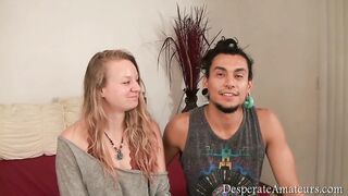 Casting Hottie blonde Cutie first time clip