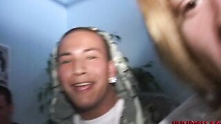 Coeds Jenny and Aubrey sample some Rough Frat Boy Dick