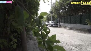 SUGARABESTV: Greek Taxi driver nailed tourist cunt with mouth