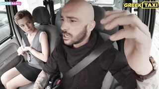 SUGARABESTV: Greek Taxi driver nailed tourist cunt with mouth