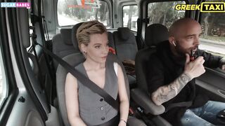 SUGARABESTV: Greek Taxi driver nailed tourist cunt with mouth