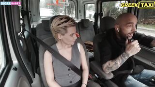 SUGARABESTV: Greek Taxi driver nailed tourist cunt with mouth