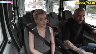 SUGARABESTV: Greek Taxi driver nailed tourist cunt with mouth