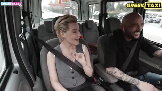 SUGARABESTV: Greek Taxi driver nailed tourist cunt with mouth
