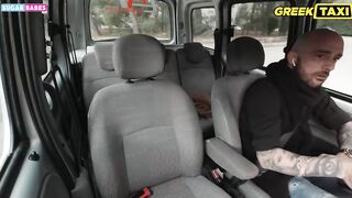 SUGARABESTV: Greek Taxi driver nailed tourist cunt with mouth