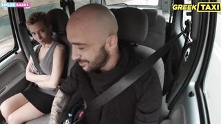 SUGARABESTV: Greek Taxi driver nailed tourist cunt with mouth