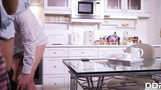 Horny Freshmen Tina Kay & Rebecca Volpetti Got Doubleteamed Together