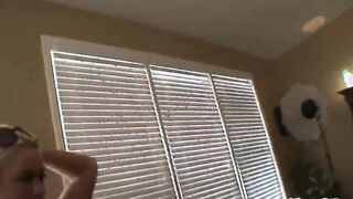 Christa Moore masturbating with sex toy and Fucking