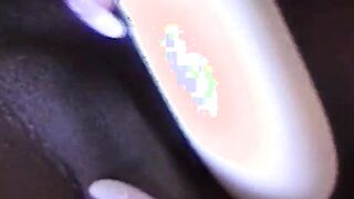 Black&White Girls play together and then a penis arrive