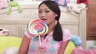 EVELINE LIN Ride Rough Dick of Her Bf