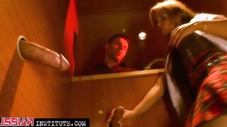 Valentina Blue discovers the pleasures of the glory hole
