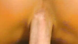Freaky dark hair fucks penis with her breasts into the locker room