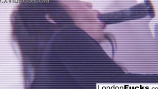 Londons Keyes Beauty TV Anal Solo