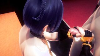 Genshin Impact Anime - Xianglin hand job and anal uncensored - Japanese eastern Manga Hentai Scene Game Porn