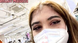 Cumwalk With Submissive Hispanic Eighteen Picked Up Into The Street