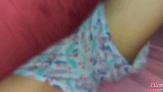 private sex tape with my stepsister first time inside her bed we do things under the covers I pounded her pink cunt
