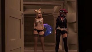 Casting Call Ahri & Akali 4K Ai Upscaled
