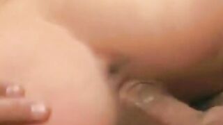 Deep penetration in the soak, shaggy twat of a Hottie cunt with mouth