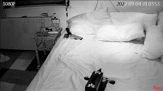 Mom fucks both holes with a 10in sex toy (second watch)