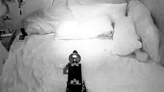 Mom fucks both holes with a 10in sex toy (second watch)