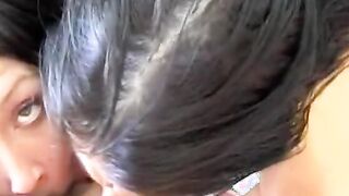 This crazy hot expirienced lady can lick penis and cunny at once