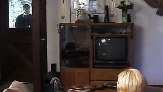 Luxurious strap on sex into foursome fucking action