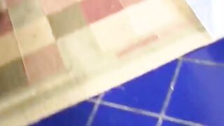 Long cock guy bends over this Hot dark hair perky tit thot and fucks her twat