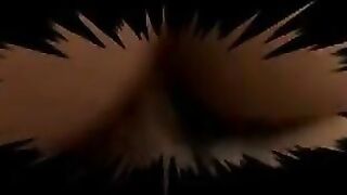 Long cock guy bends over this Hot dark hair perky tit thot and fucks her twat