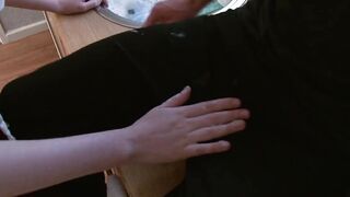 First Time on Camera with the nerdy Shy Teens women
