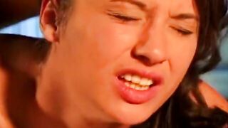 School chick loves getting penetrated by a long african penis