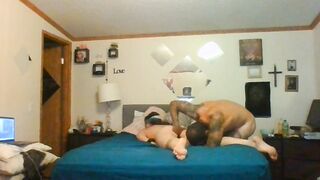 Satin Lady gets her first feel of her new favorite sex toy