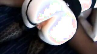 Bimbo riding penis and gets banged after blowing off dick