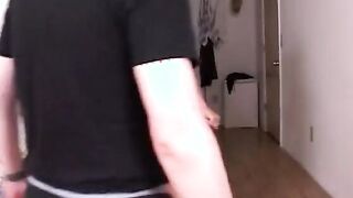 babe blonde MILF rides penis