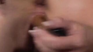 At night, lesbo friends know how to have fun with vibrators