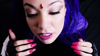 CAST A SUCCUBUS SPELL ON EIGHTEEN TITAN RAVEN, NUT ON HER FACE three TIMES!!