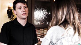 Slender barely legal orphan Kyler Quinn nailed rough by a perv inside front of Beauty babes