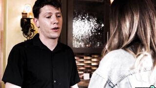 Slender barely legal orphan Kyler Quinn nailed rough by a perv inside front of Beauty babes