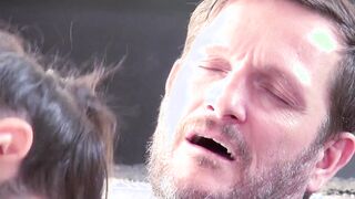 He fucks and buggers his sports professor and jizzes inside her mouth