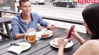 LETSDOEIT - #Eveline Dellai - Czech 19 Year Old Takes The Long White Abroad