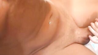 Hung stud has his mutant penis rode by vulgar blonde whore