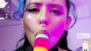 Part one: Lusty cam camgirl likes masturbating tokens thinking about your big penis in her soak twat.