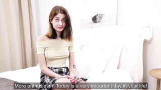 Slim Natasha Ajahuaska loses her virginity