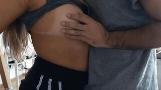 STEPMOM AMAZINGLY HOT HUGE BOOTY CAN'T RESIST TO FUCKED INTO THE KITCHEN