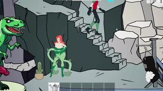 Dickboy - Robin Nailed Harley Quinn and Catwoman