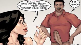Detention season #3 Ep.#8 - School Girl Caught Professor getting gangbanged ON Campus Multiple Cumshot