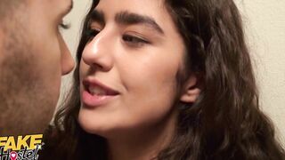 Fake Hostel Mistaken sex roleplay sees Italian backpacker teased