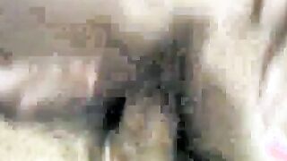 Goddess dark hair 19 year old gets bent backwards over her sink and fuck into the butt
